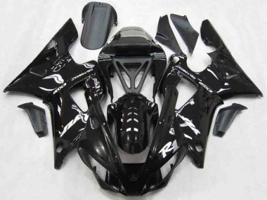 Best 00-01 Gloss Black Style Yamaha R1 Motorcycle Fairings