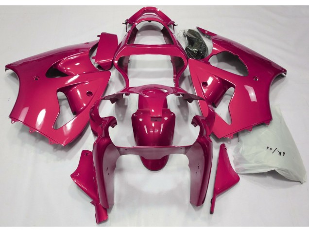 00-02 Candy Red Kawasaki ZX6R Motorcycle Fairings