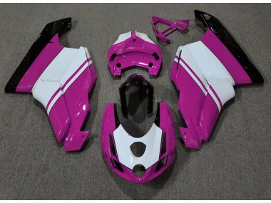 Best 03-04 Gloss Pink & White Ducati Ducati 749 999 Motorcycle Fairings