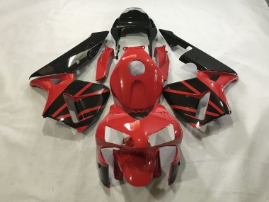 Best 03-04 Gloss Red / Black Honda CBR600RR Motorcycle Fairings