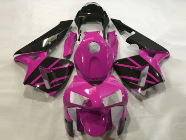 Best 03-04 Hot Pink & Gloss Black Honda CBR600RR Motorcycle Fairings