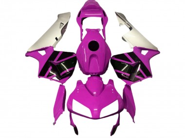 Best 03-04 Hot Pink & Matte Silver Honda CBR600RR Motorcycle Fairings