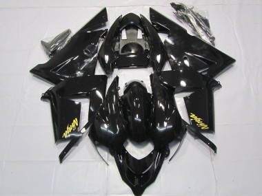 Best 04-05 Black Gold Kawasaki ZX10R Motorcycle Fairings