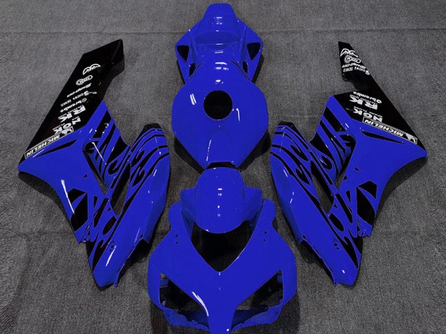 04-05 Gloss Blue Flame Honda CBR1000RR Motorcycle Fairings