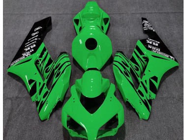 Best 04-05 Gloss Green Flame Honda CBR1000RR Motorcycle Fairings