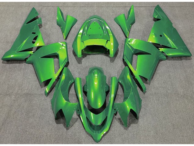 04-05 Gloss Green Kawasaki ZX10R Motorcycle Fairings