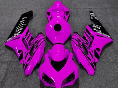 Best 04-05 Gloss Pink Flame Honda CBR1000RR Motorcycle Fairings