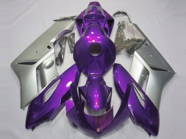 Best 04-05 Gloss Purple and Silver Honda CBR1000RR Motorcycle Fairings