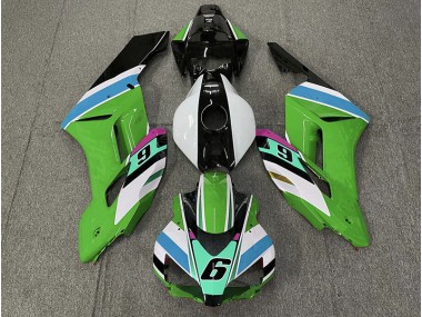 Best 04-05 Green 6 Honda CBR1000RR Motorcycle Fairings