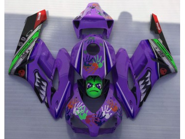 Best 04-05 Purple Shark Honda CBR1000RR Motorcycle Fairings