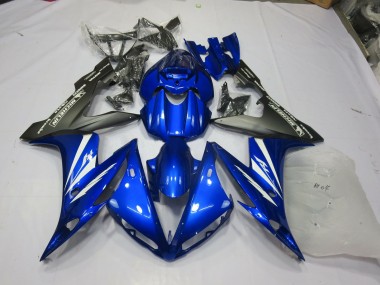 Best 04-06 Blue and Matte Yamaha R1 Motorcycle Fairings