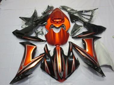 Best 04-06 Burnt Orange Yamaha R1 Motorcycle Fairings