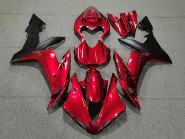 Best 04-06 Candy Red & Black Yamaha R1 Motorcycle Fairings