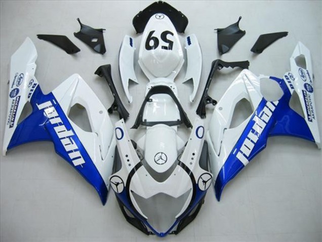 05-06 Blue Jordan Suzuki GSXR 1000 Motorcycle Fairings