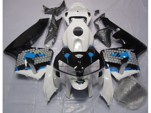 05-06 Blue Splatter Honda CBR600RR Motorcycle Fairings