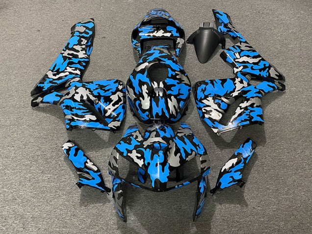 05-06 Camo & BLUE Honda CBR600RR Motorcycle Fairings