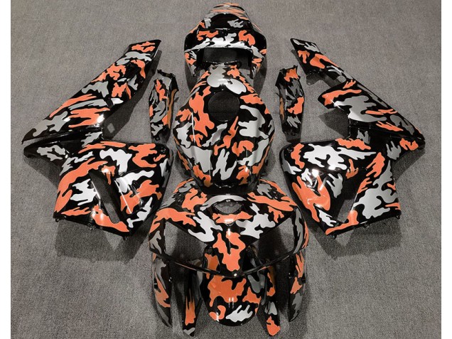 05-06 Camo & LIGHT ORANGE Honda CBR600RR Motorcycle Fairings