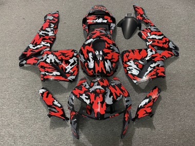 Best 05-06 Camo & RED Honda CBR600RR Motorcycle Fairings