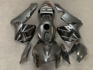 Best 05-06 Dark Silver and Black Honda CBR600RR Motorcycle Fairings