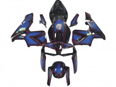 Best 05-06 Deep Blue & Pink Outline Honda CBR600RR Motorcycle Fairings