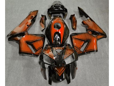 Best 05-06 Deep Orange Honda CBR600RR Motorcycle Fairings