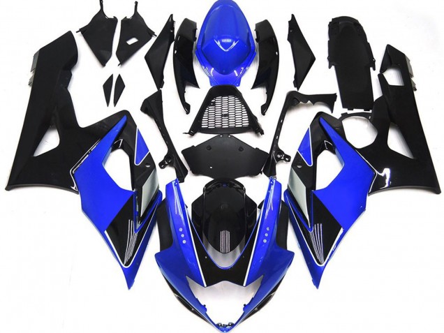 05-06 Gloss Blue and Black Suzuki GSXR 1000 Motorcycle Fairings