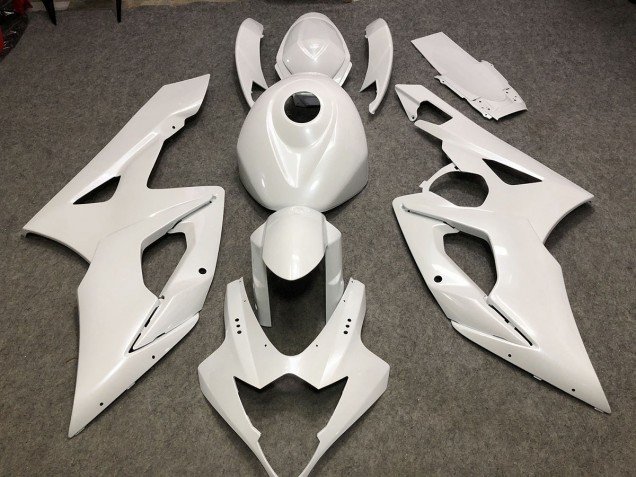 05-06 Gloss White Plain Suzuki GSXR 1000 Motorcycle Fairings