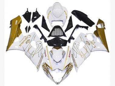 Best 05-06 Gold Gloss Corona Custom Suzuki GSXR 1000 Motorcycle Fairings