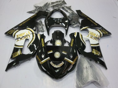 Best 05-06 Gold LS Kawasaki ZX6R Motorcycle Fairings