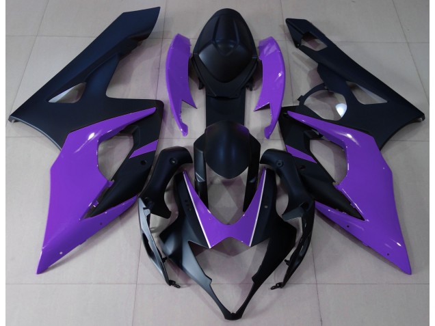 05-06 Matte Black & Purple Suzuki GSXR 1000 Motorcycle Fairings