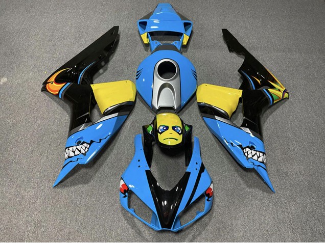 06-07 Blue Shark Honda CBR1000RR Motorcycle Fairings