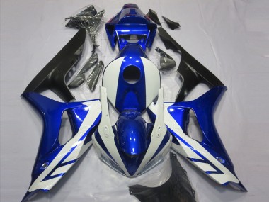 Best 06-07 Gloss Blue and White Honda CBR1000RR Motorcycle Fairings