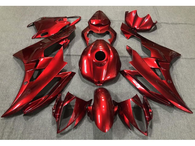 06-07 Gloss Red Yamaha R6 Motorcycle Fairings