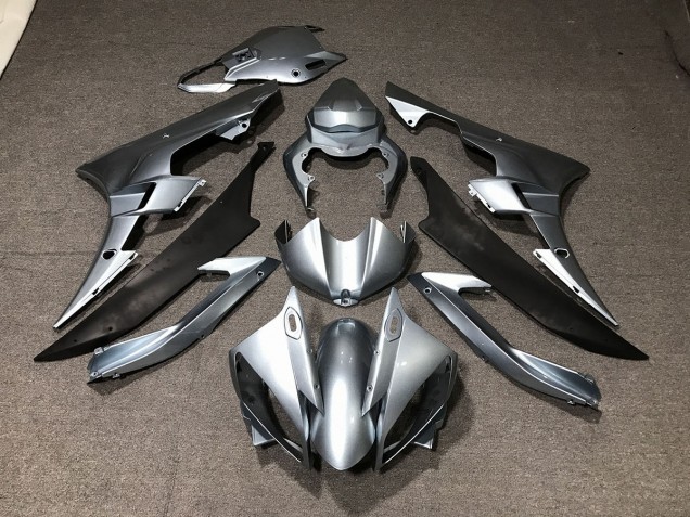 06-07 Gloss Silver Yamaha R6 Motorcycle Fairings