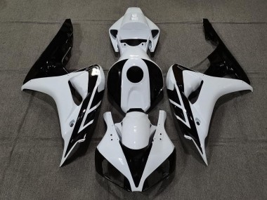 Best 06-07 Gloss White and Black Honda CBR1000RR Motorcycle Fairings