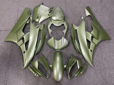 Best 06-07 Matte Green Yamaha R6 Motorcycle Fairings