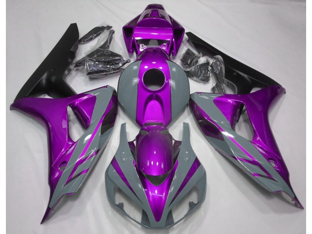 06-07 Nardo Grey and Purple Honda CBR1000RR Motorcycle Fairings