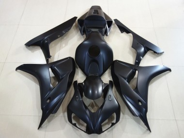 Best 06-07 Plain Matte Black Honda CBR1000RR Motorcycle Fairings