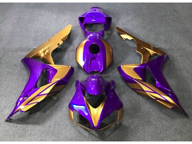 Best 06-07 Purple & Gold Honda CBR1000RR Motorcycle Fairings