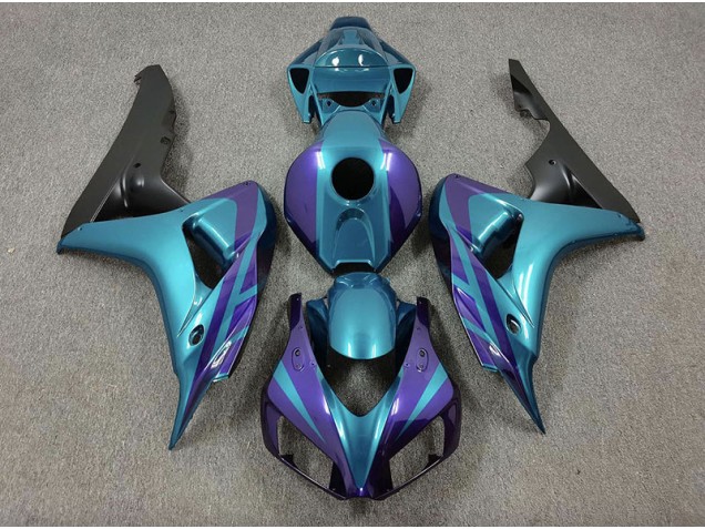 06-07 Purple and Emerald Honda CBR1000RR Motorcycle Fairings