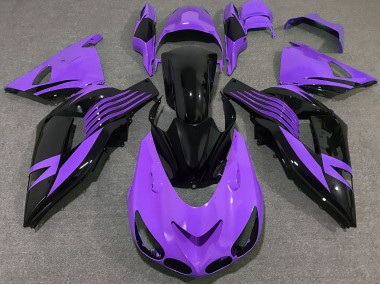 Best 06-11 Bright Purple Kawasaki ZX14R Motorcycle Fairings