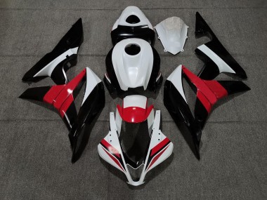 Best 07-08 Black White and Red Honda CBR600RR Motorcycle Fairings