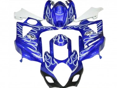 Best 07-08 Blue Flame Suzuki GSXR 1000 Motorcycle Fairings