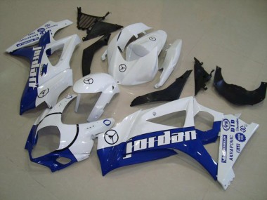 Best 07-08 Blue Jordan Suzuki GSXR 1000 Motorcycle Fairings