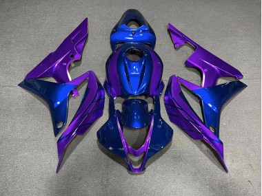 Best 07-08 Blue & Purple Honda CBR600RR Motorcycle Fairings