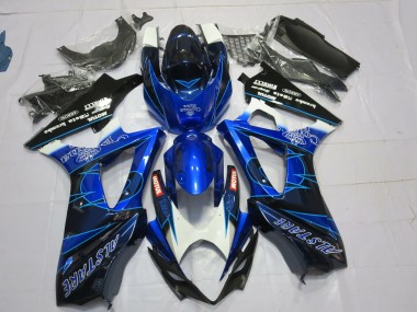 Best 07-08 Blue and Black Corona Suzuki GSXR 1000 Motorcycle Fairings