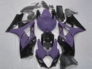 Best 07-08 Dark Purple and Black Suzuki GSXR 1000 Motorcycle Fairings