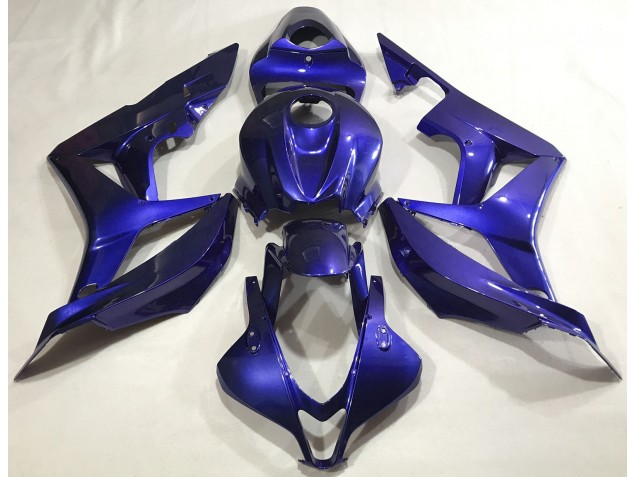 07-08 Deep Blue Plain Honda CBR600RR Motorcycle Fairings