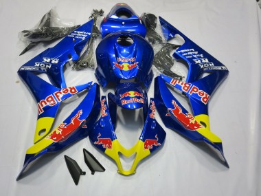 Best 07-08 Deep Blue Red Bull Honda CBR600RR Motorcycle Fairings