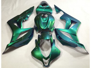 Best 07-08 Emerald Green Plain Honda CBR600RR Motorcycle Fairings